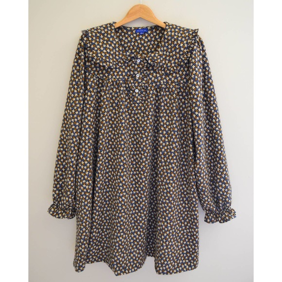 maison me Dresses & Skirts - Maison Me Womens Hailey Floral Long Sleeve Dress Size XL